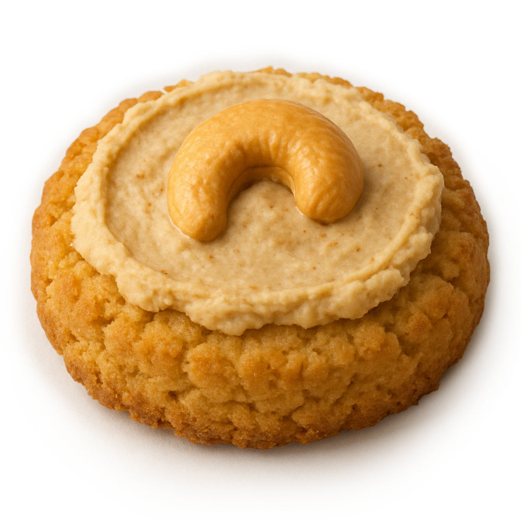 Golden Swirl Cashew Cookies (Half Dozen/One Dozen)