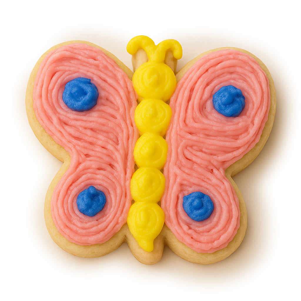 Decorated Cutout Sugar Cookies (Half Dozen/One Dozen)