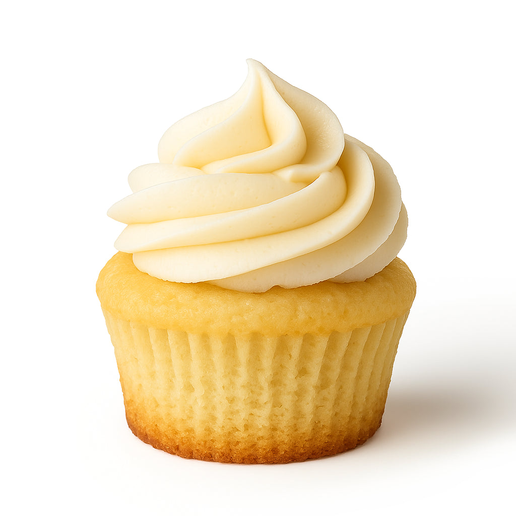 Morning Bliss Vanilla Cupcakes (Half Dozen/One Dozen)